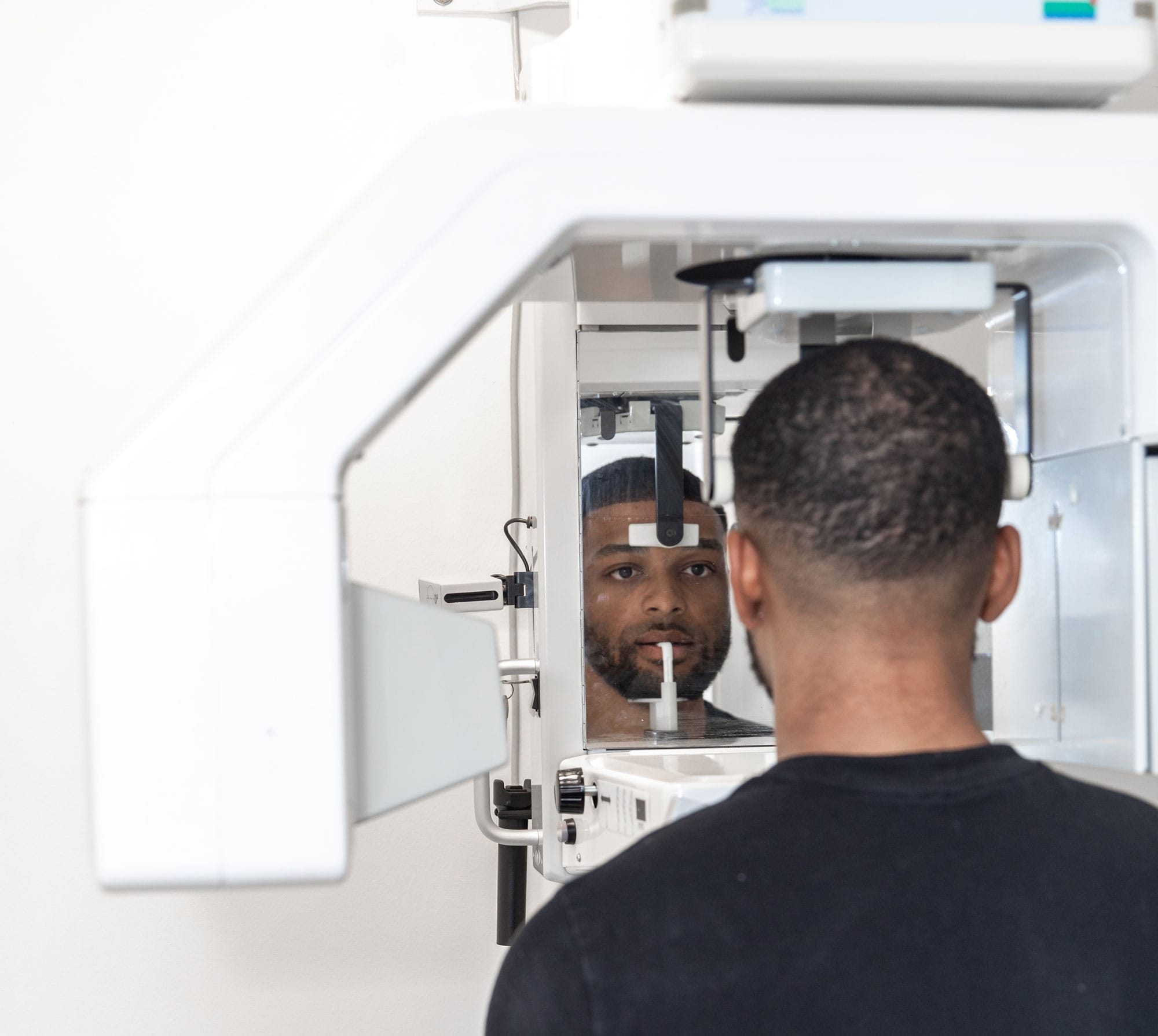 Patient having OPG X-ray