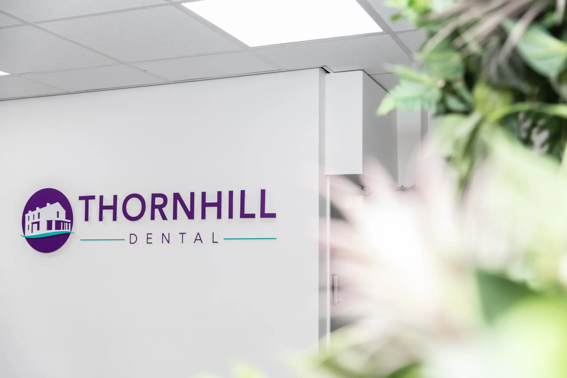 Thornhill reception sign