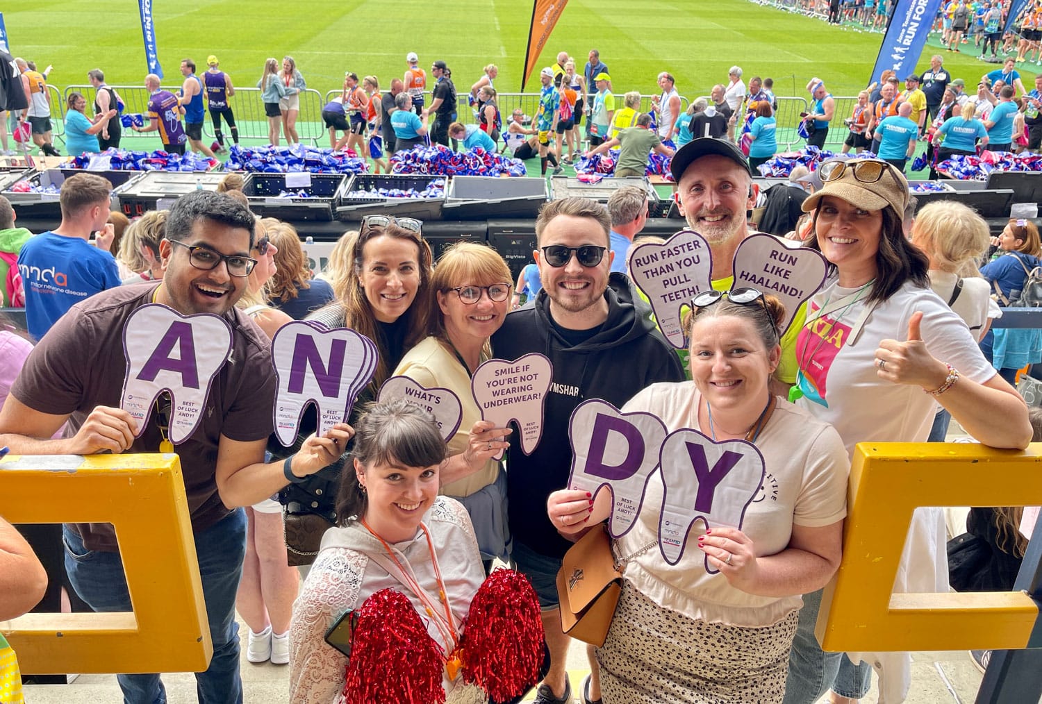 Team TD at a charity event