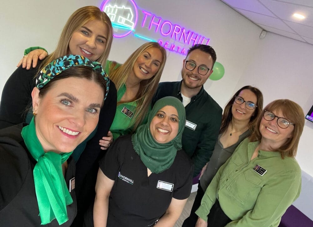 Team TD wearing green in support of Mental health